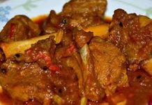 খাসির কষা মাংস