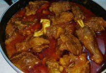 খাসির মাংস ভুনা