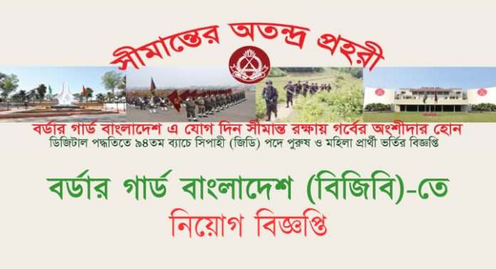 bgb job circular 2019 bgb job circular 2019
