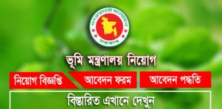 Ministry Of Land Job Circular