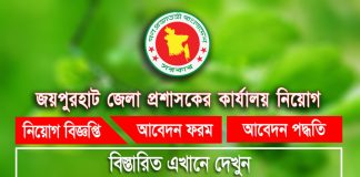 Joypurhat DC Office Job