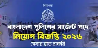 Bangladesh police sergeant job circular
